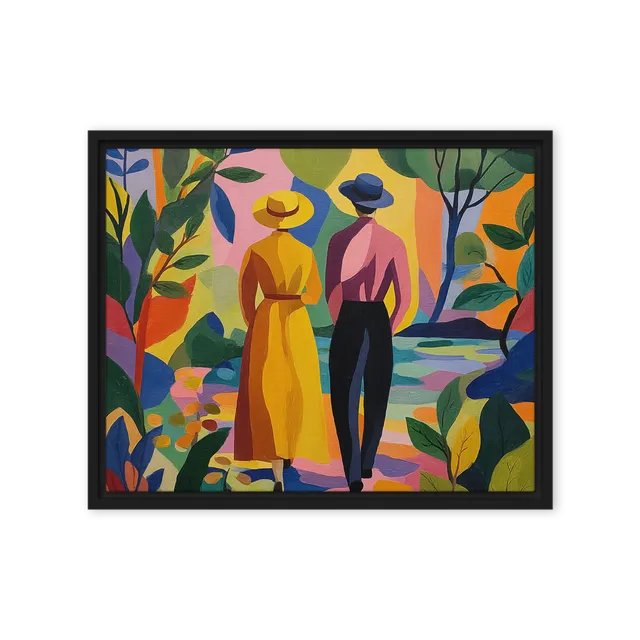 Stroll Through the Abstract Garden | Art Print