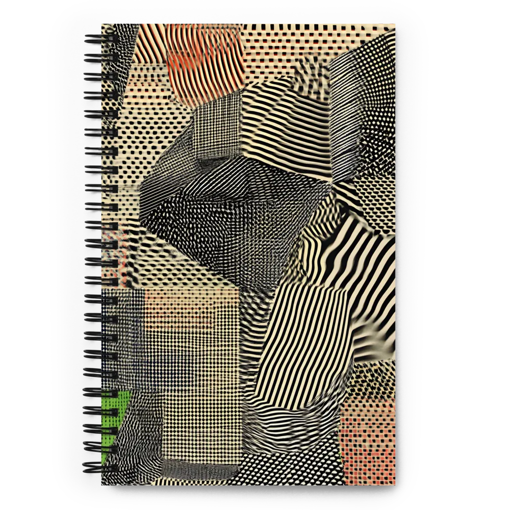 Optical Illusion Patterns 
 Spiral Notebook | 140 pages