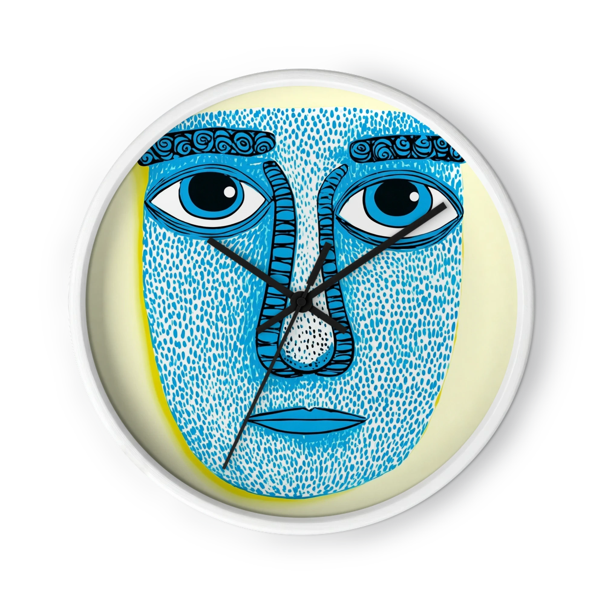 Blue Stippled Mask
