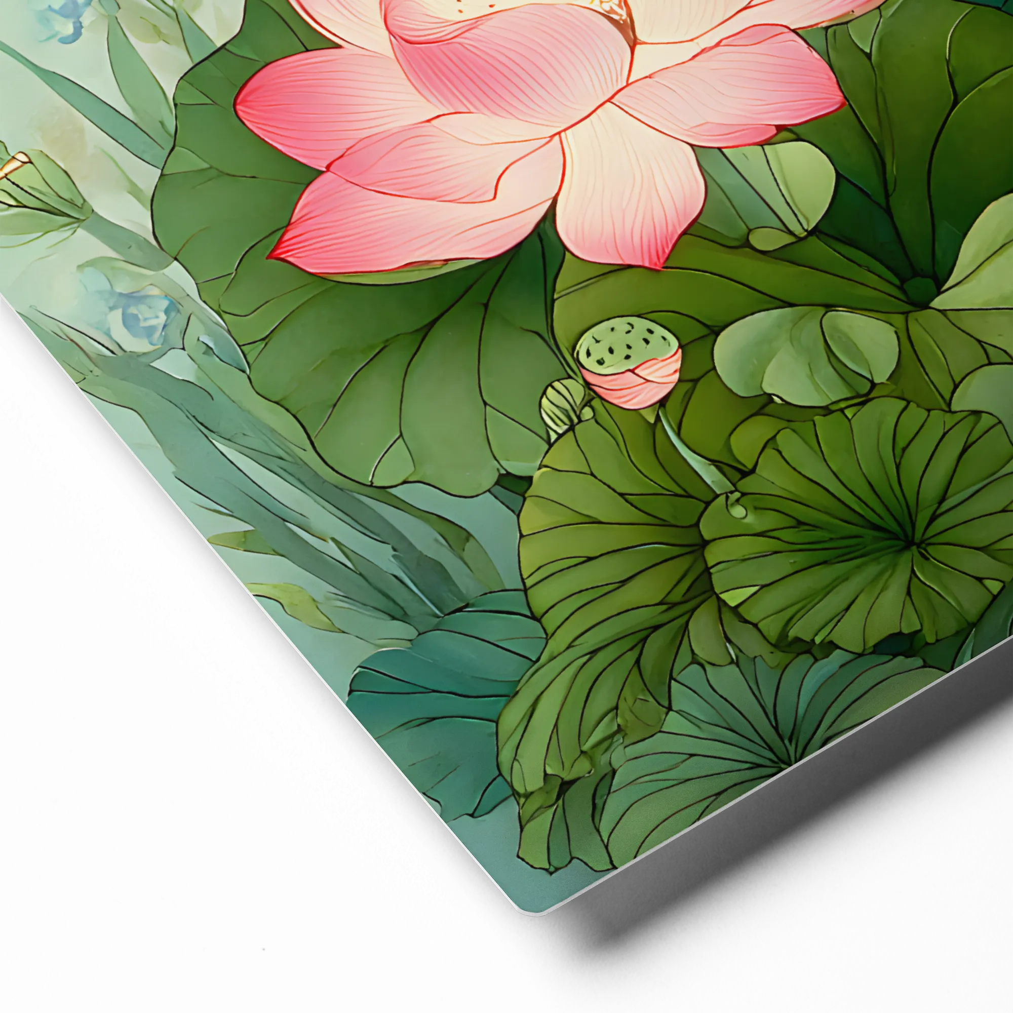 Harmony of the Pond 
 Canvas | 6″x 6″