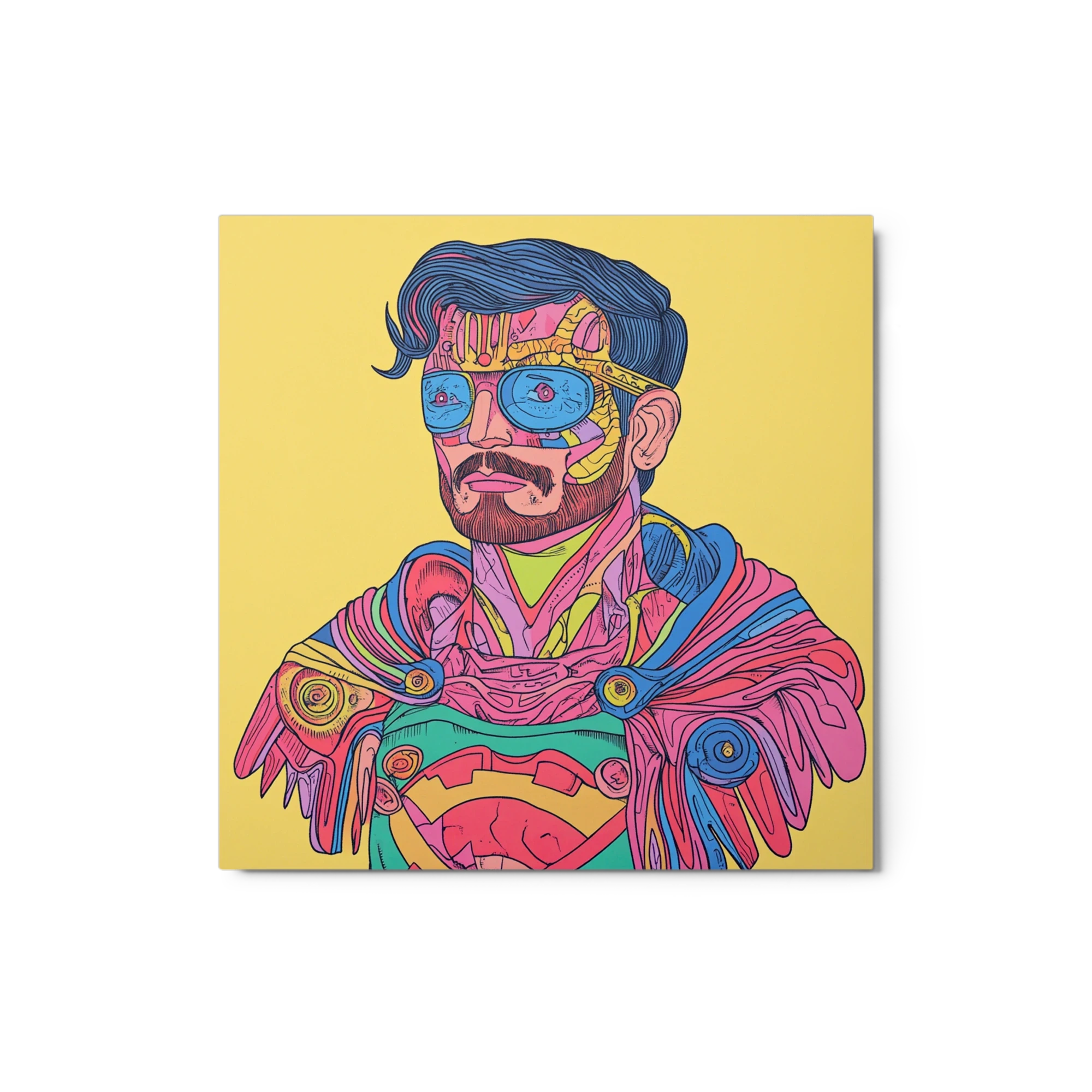 Colorful Superhero Portrait