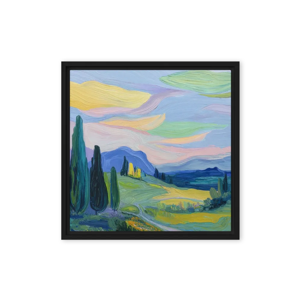 Swirling Tuscan Sunset | Art Print