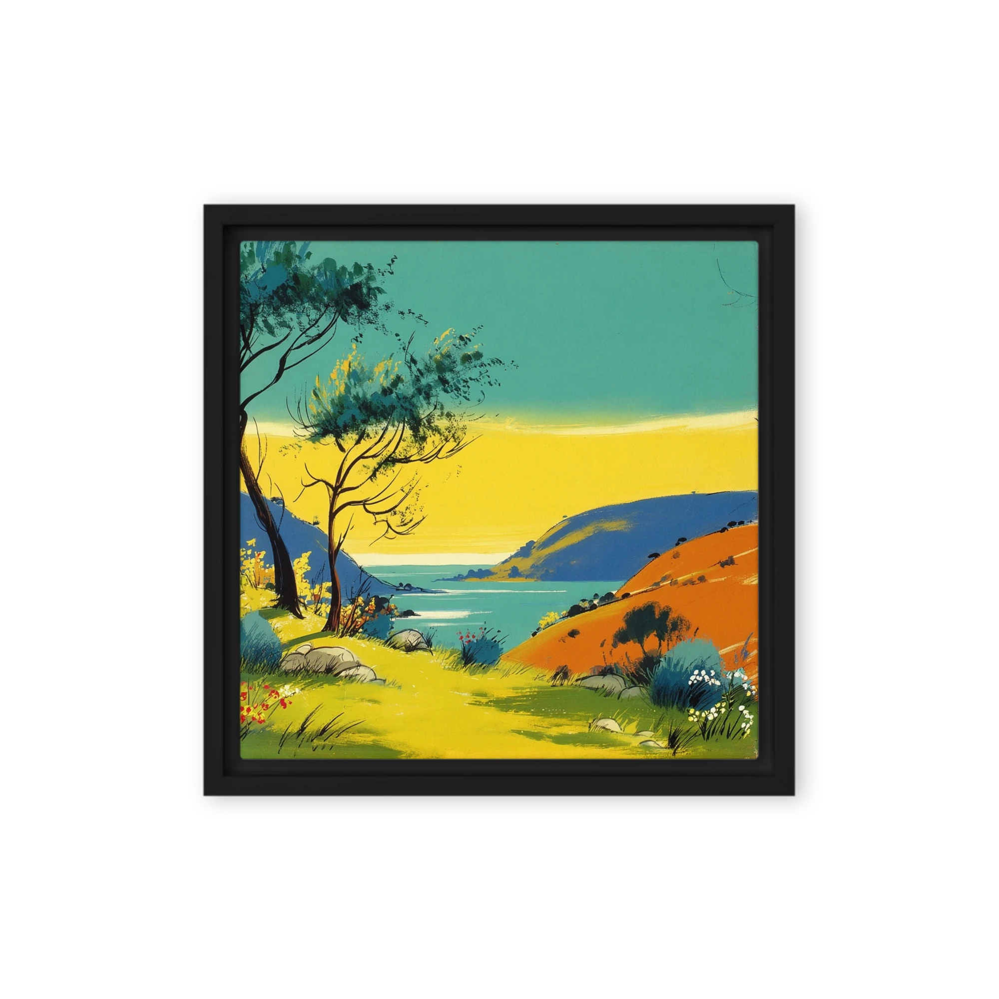 Golden Coastal Horizon