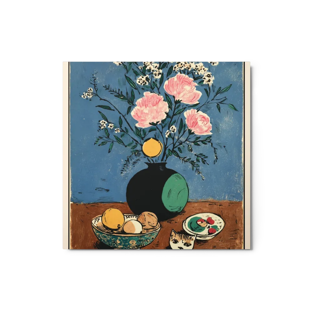 Bouquet in Black Vase