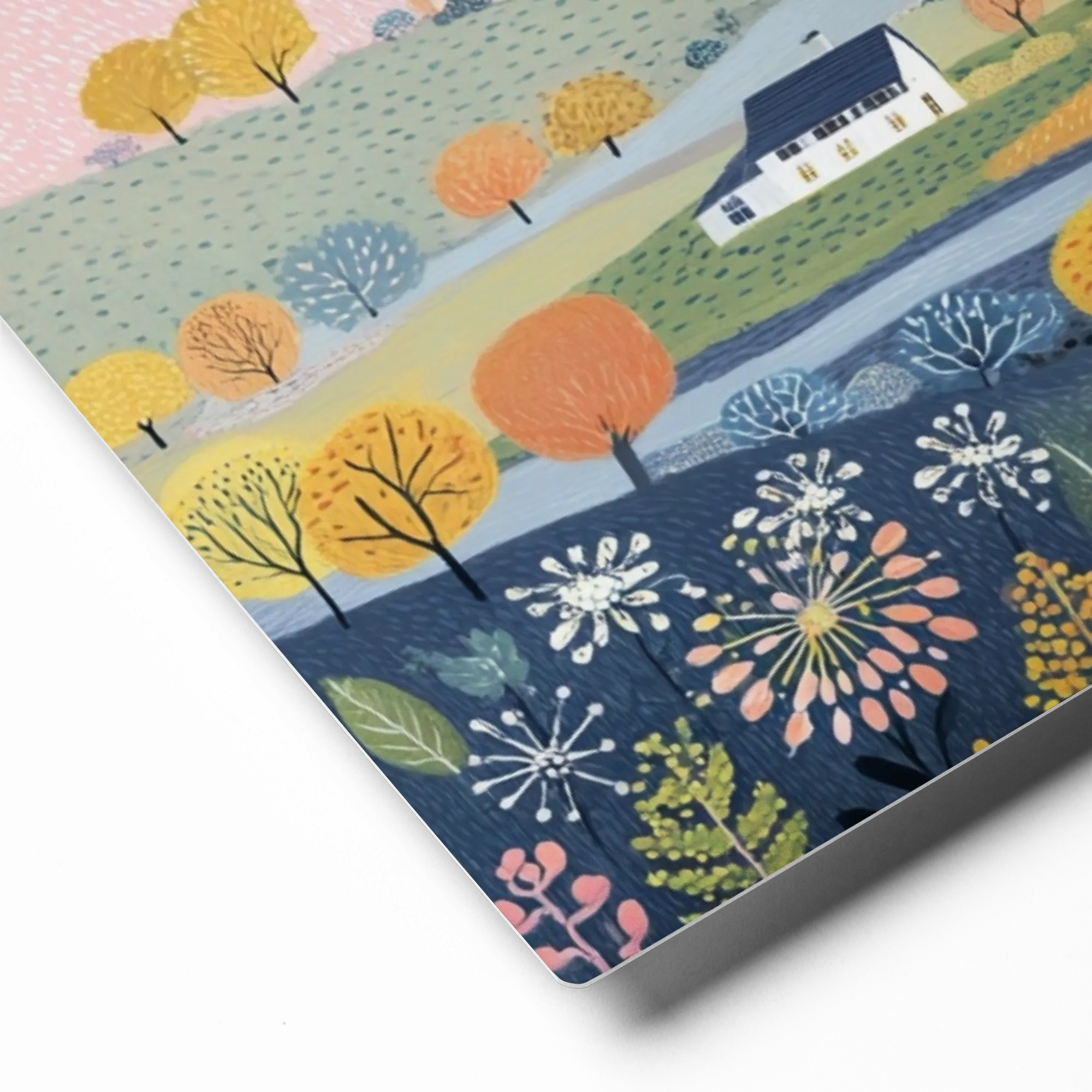 Pastel Valley Meadow 
 Canvas | 8″x 8″