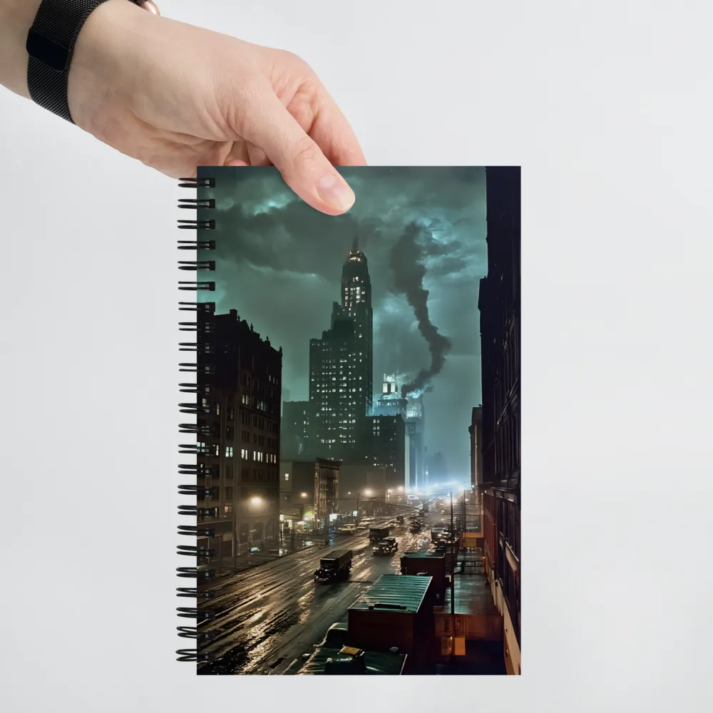 Nocturnal Metropolis 
 Spiral Notebook | 140 pages