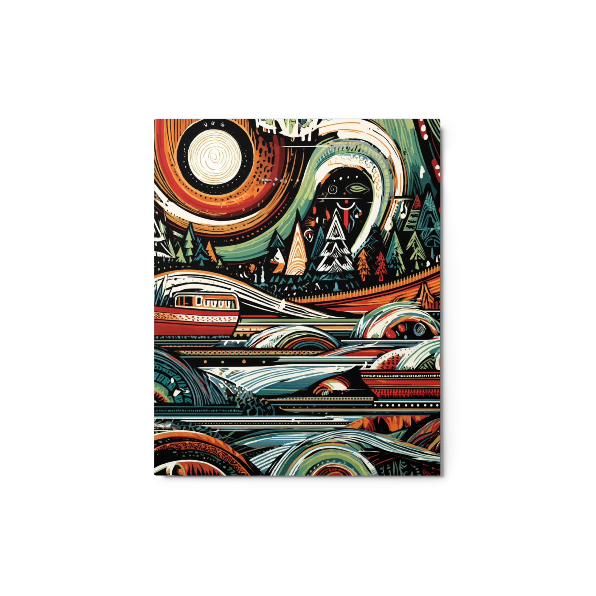 River Journey by Moonlight | Art Print