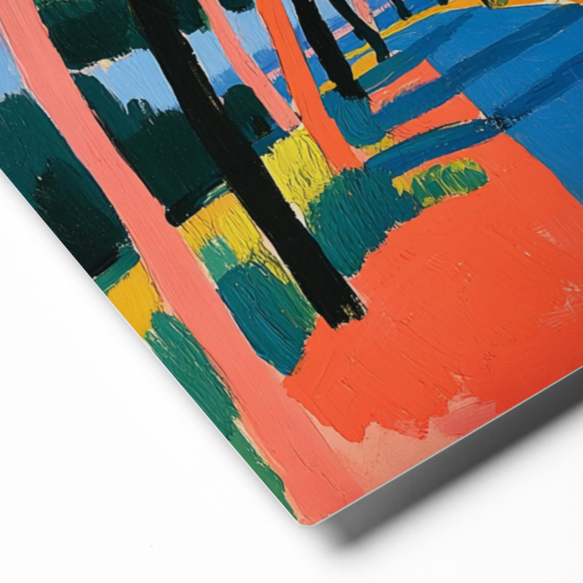 Shade of the Pines 
 Canvas with White Frame
