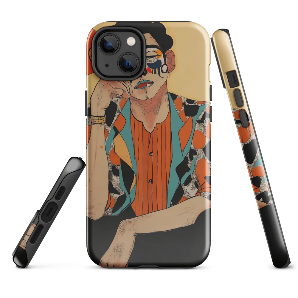 Pensive Figure 
 iPhone 16 Pro | Tough Case