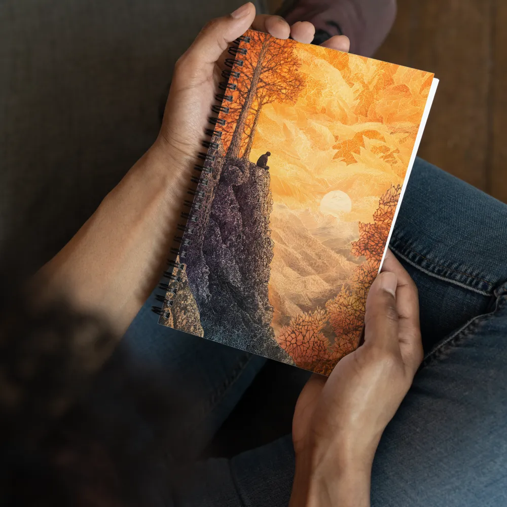 Twilight Contemplation 
 Spiral Notebook | 140 pages