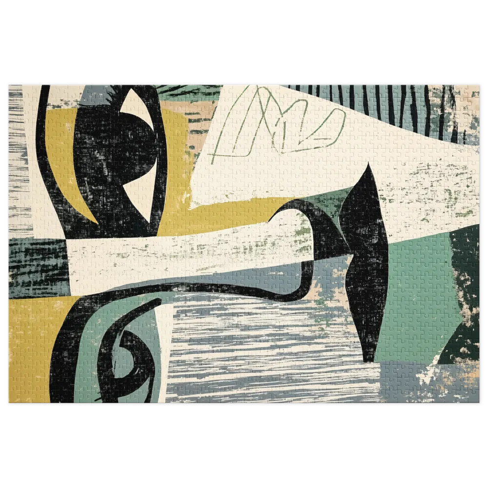 Fragmented Gaze 
 Jigsaw Puzzle in Tin Box