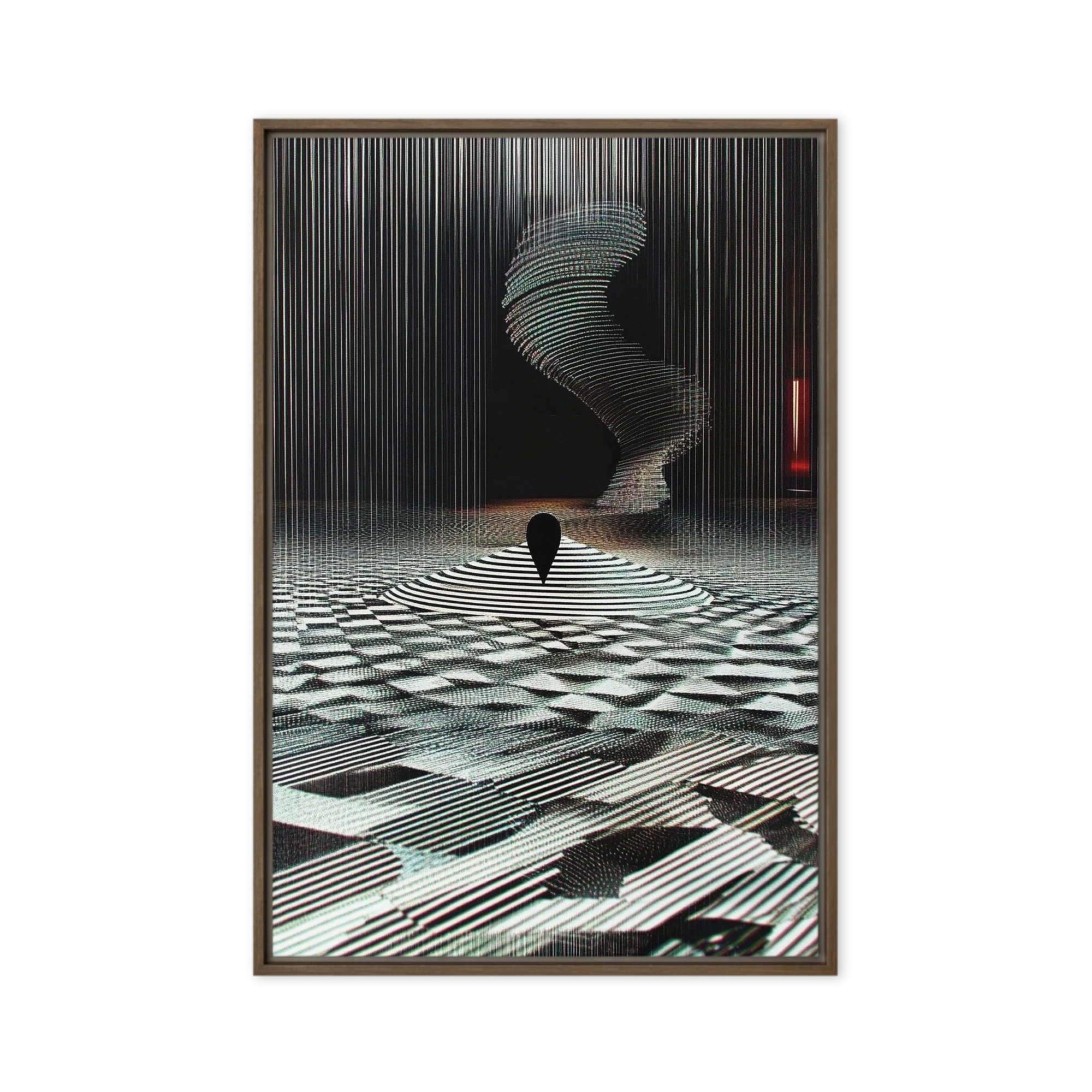 Digital Glitch Labyrinth | Art Print