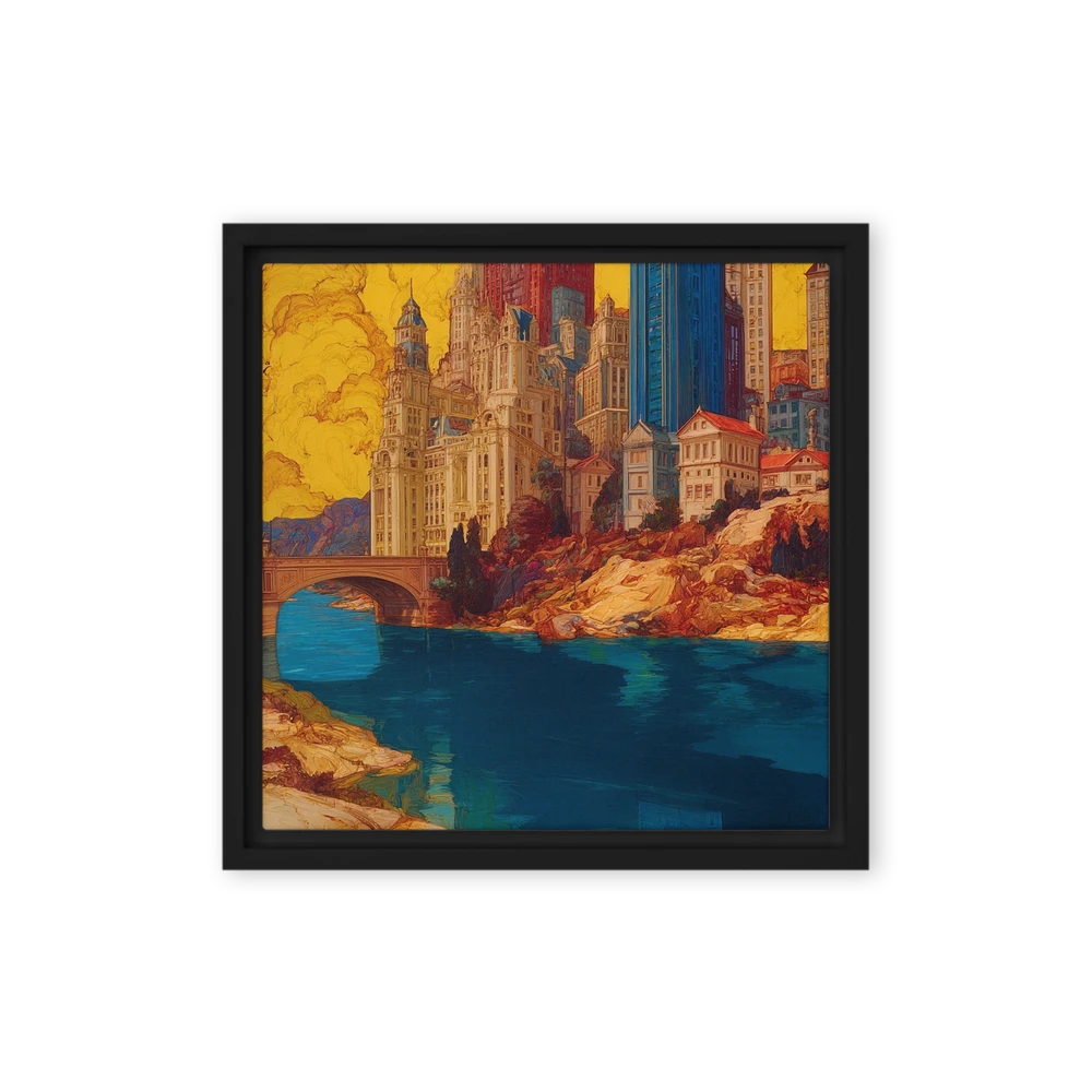 Metropolis by the Golden River | Art Print
