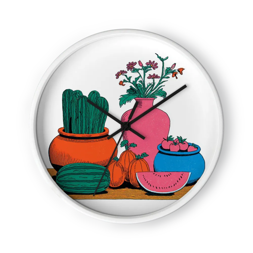 Cactus and Watermelon Still Life