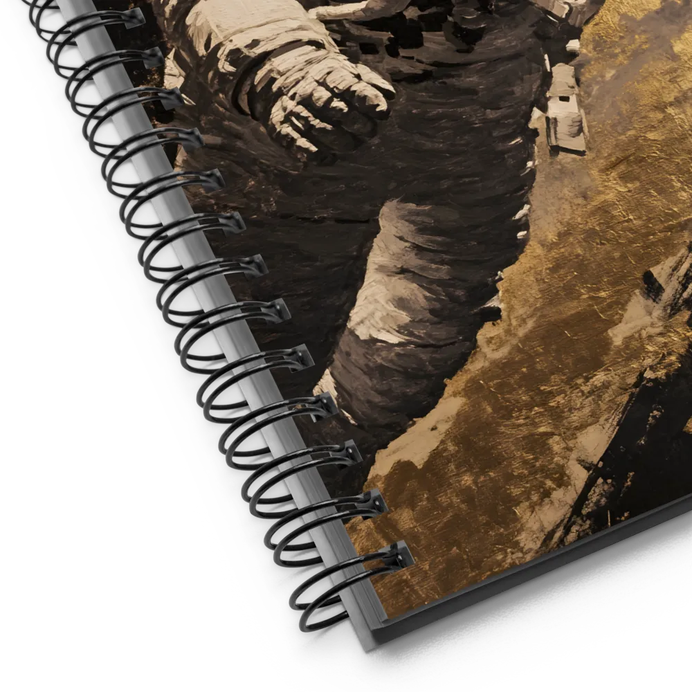Cosmic Gilded Journey 
 Spiral Notebook | 140 pages