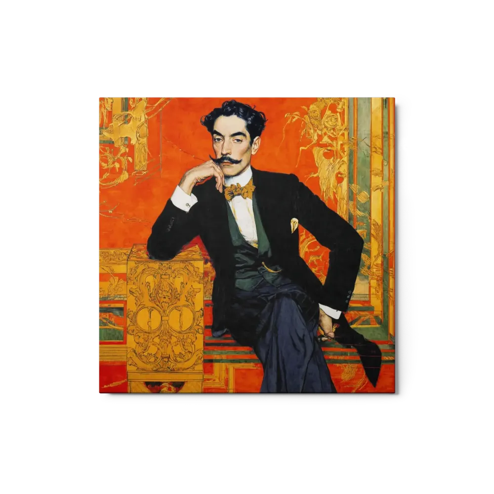 Portrait of a Gentleman in Black | Art Print