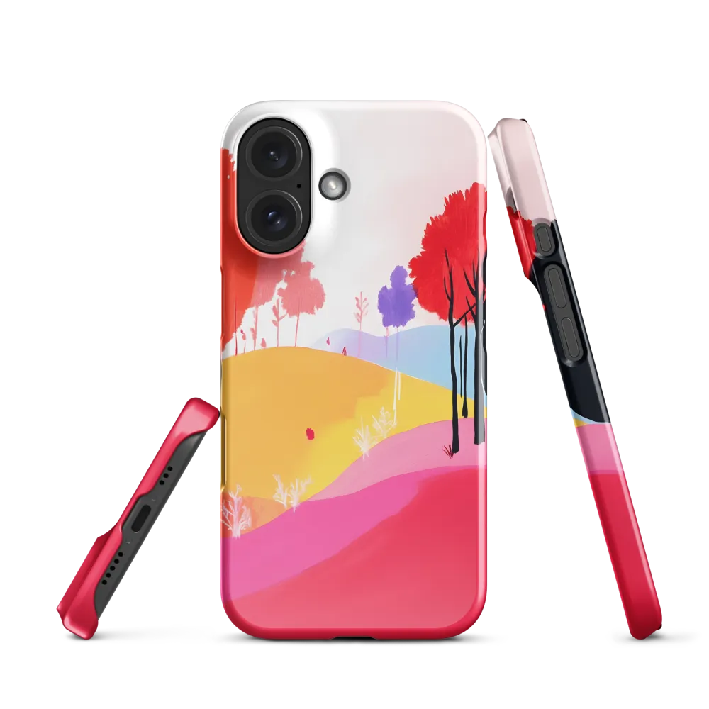 Colorful Abstract Landscape 
 iPhone 14 | Snap Case