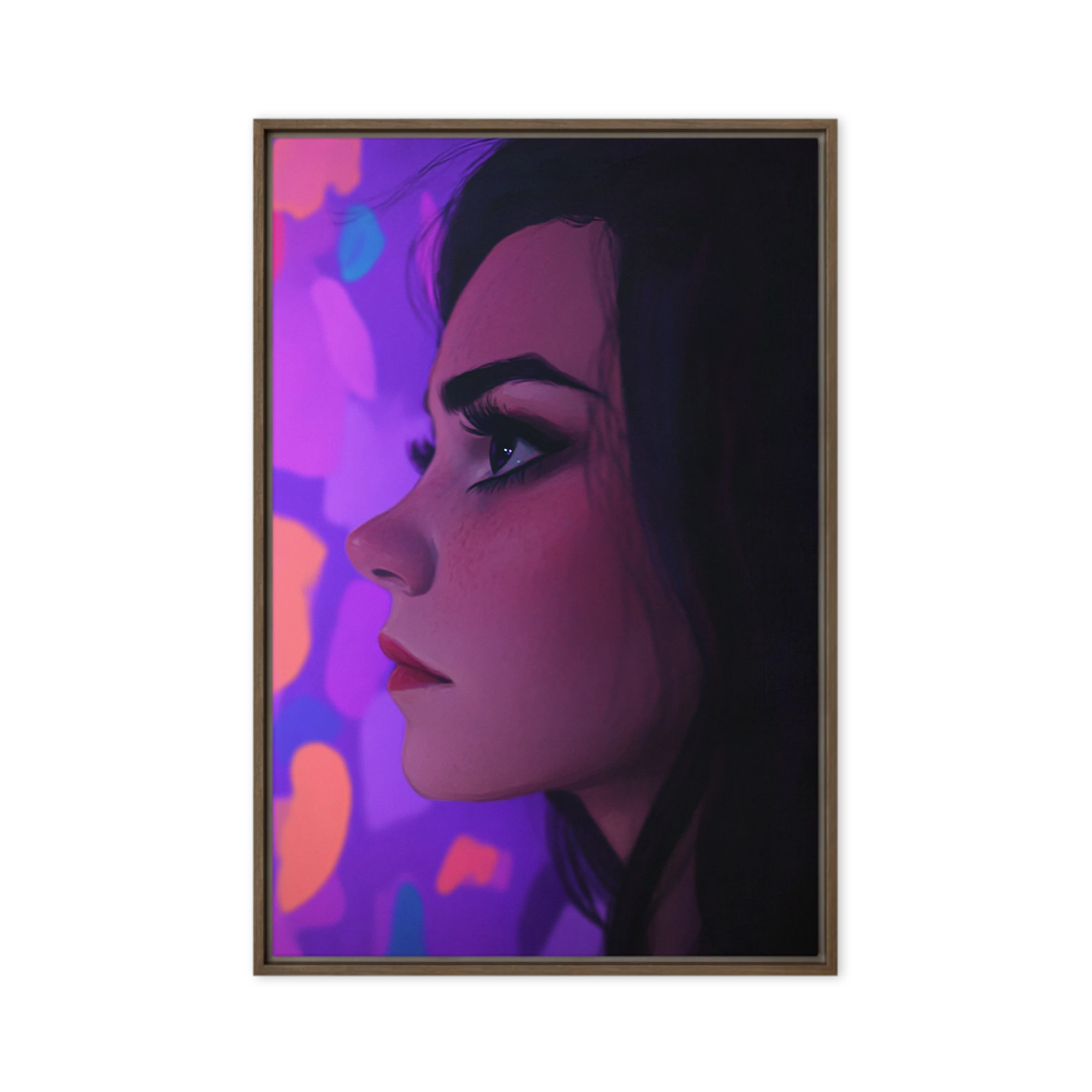 Portrait of a Woman in Profile