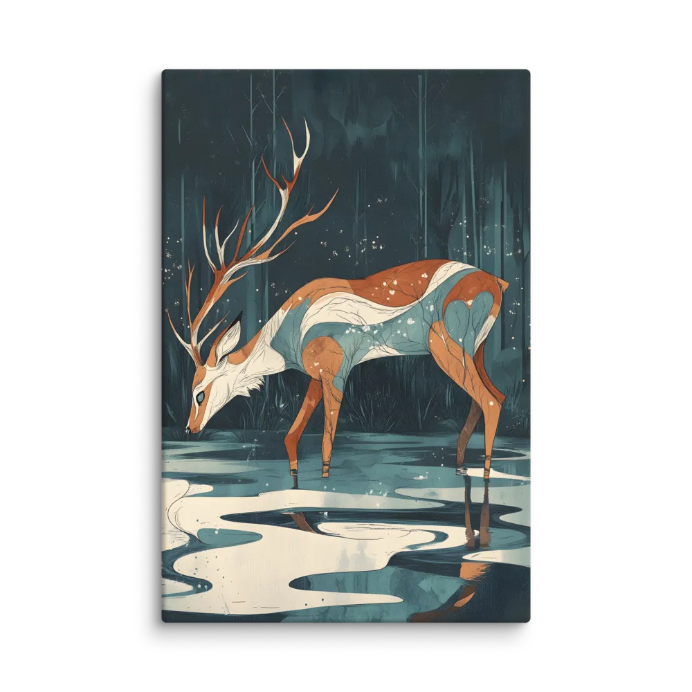 Mystical Forest Deer 
 Canvas | 32″x 48″