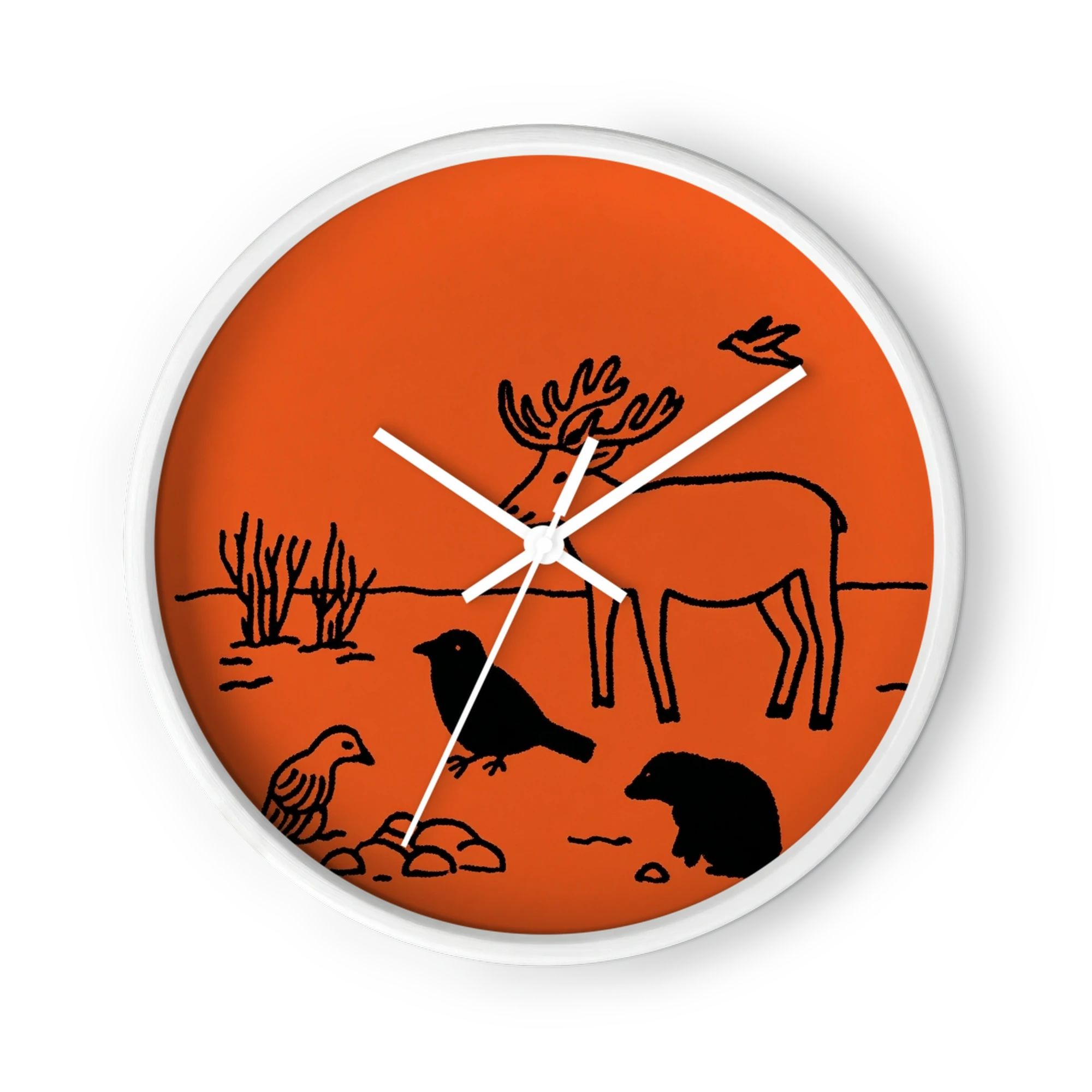 Woodland Companions in Orange