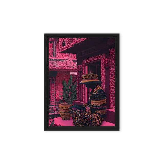 The Meditative Weaver | Art Print