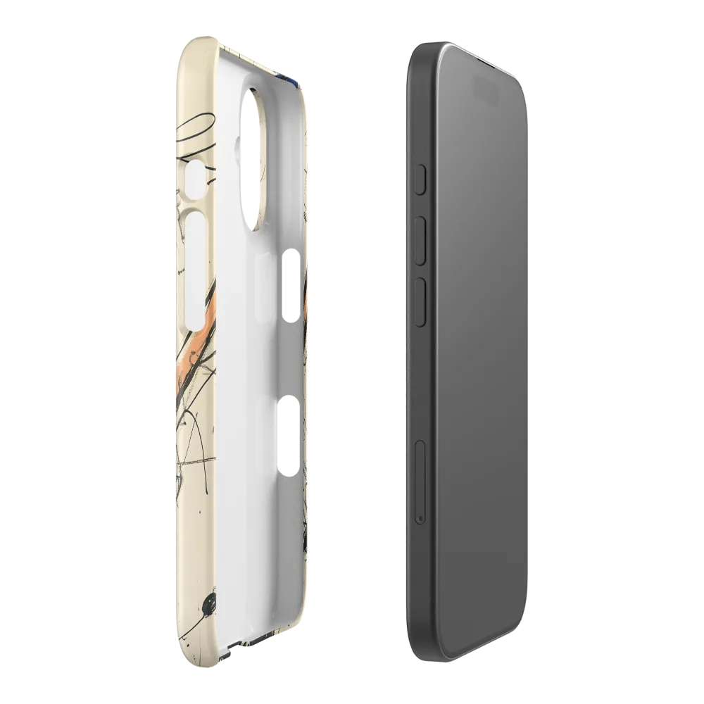 Exuberant Scream with Butterflies 
 iPhone 13 | Snap Case