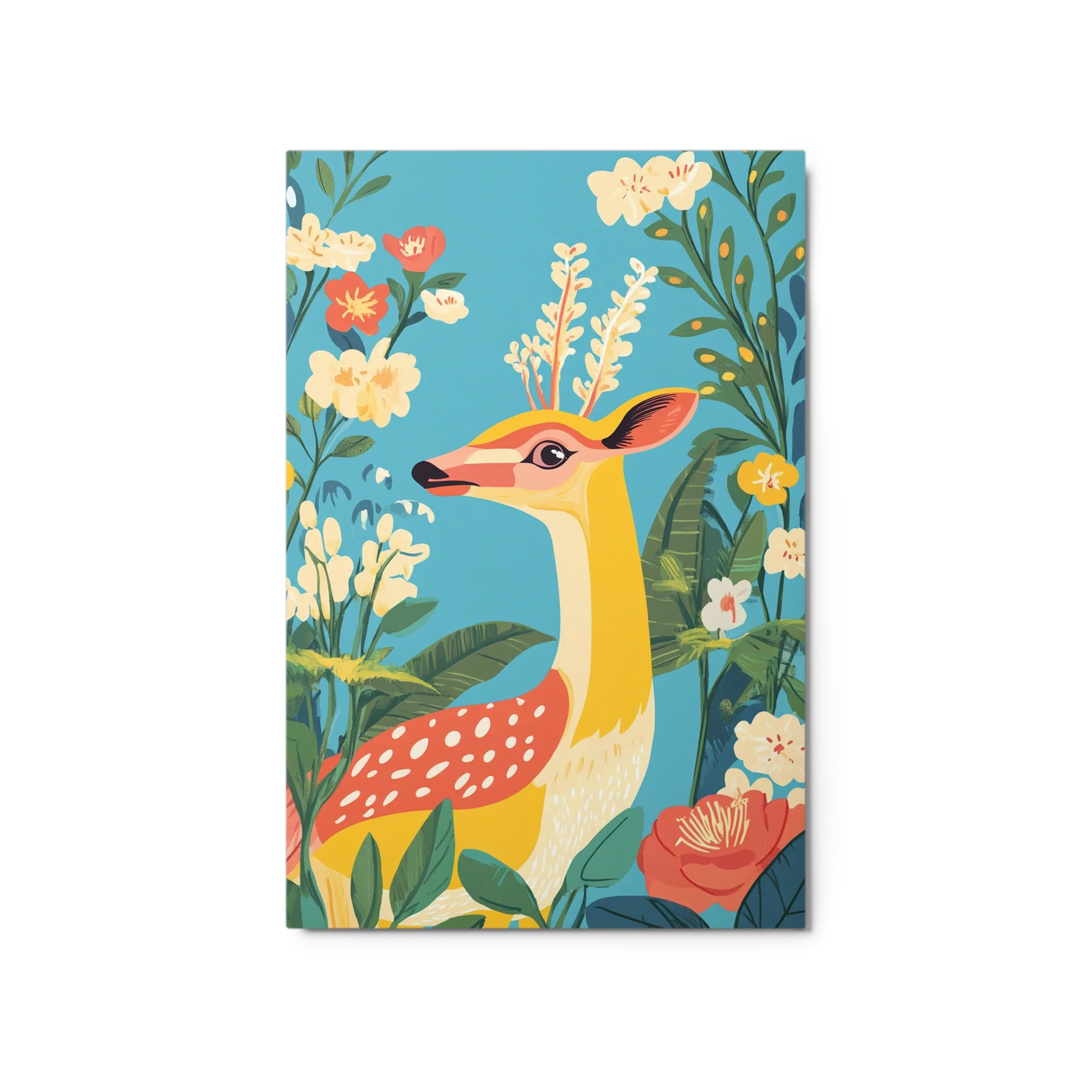 Vibrant Deer Illustration