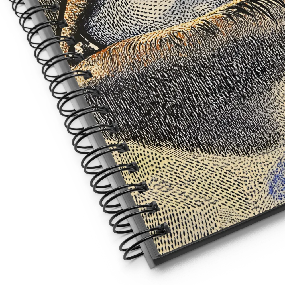 The Engraved Gaze 
 Spiral Notebook | 140 pages