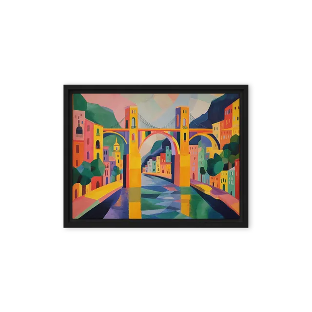 Rainbow Bridge Canal | Art Print