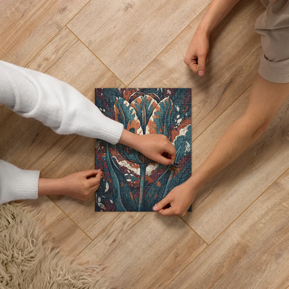 Marbled Tulip 
 Jigsaw Puzzle