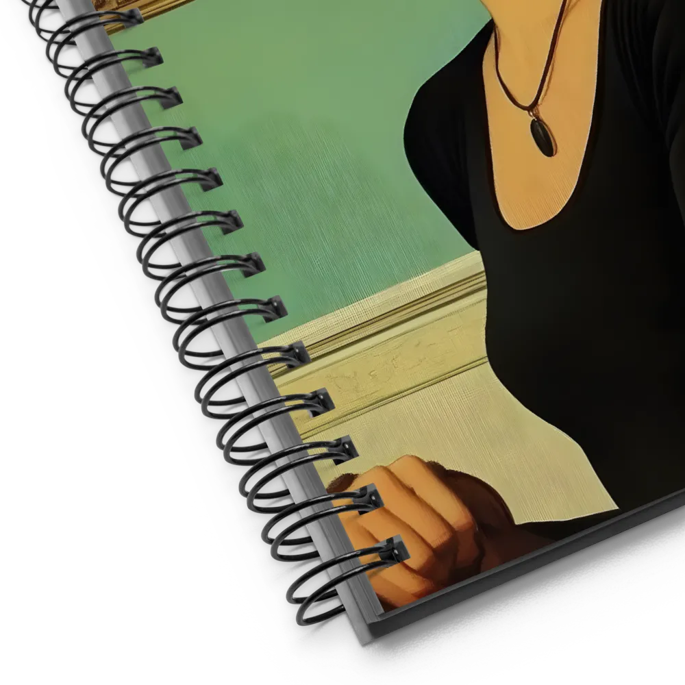 Emerald Gaze 
 Spiral Notebook | 140 pages