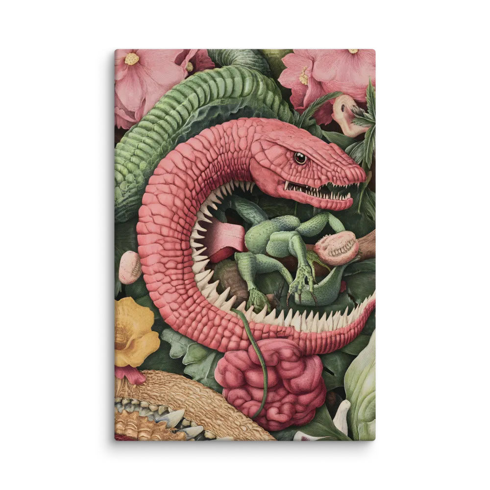 Coiled Jungle Mystery 
 Canvas | 40″x 60″