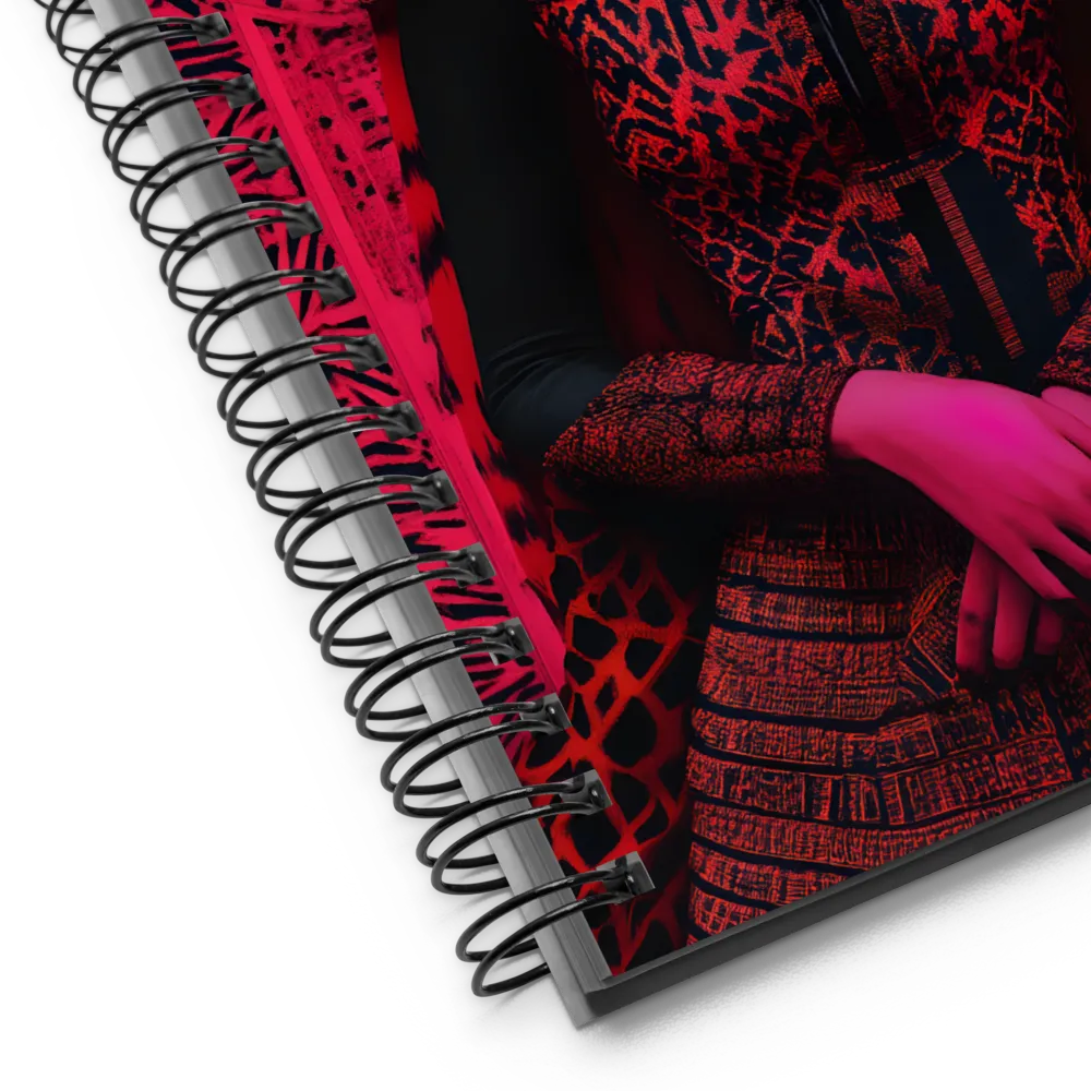 Crimson Enigma 
 Spiral Notebook | 140 pages