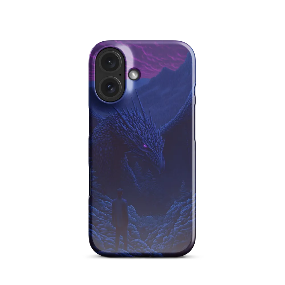 Lone Figure, Mythic Dragon 
 iPhone 12 | Snap Case