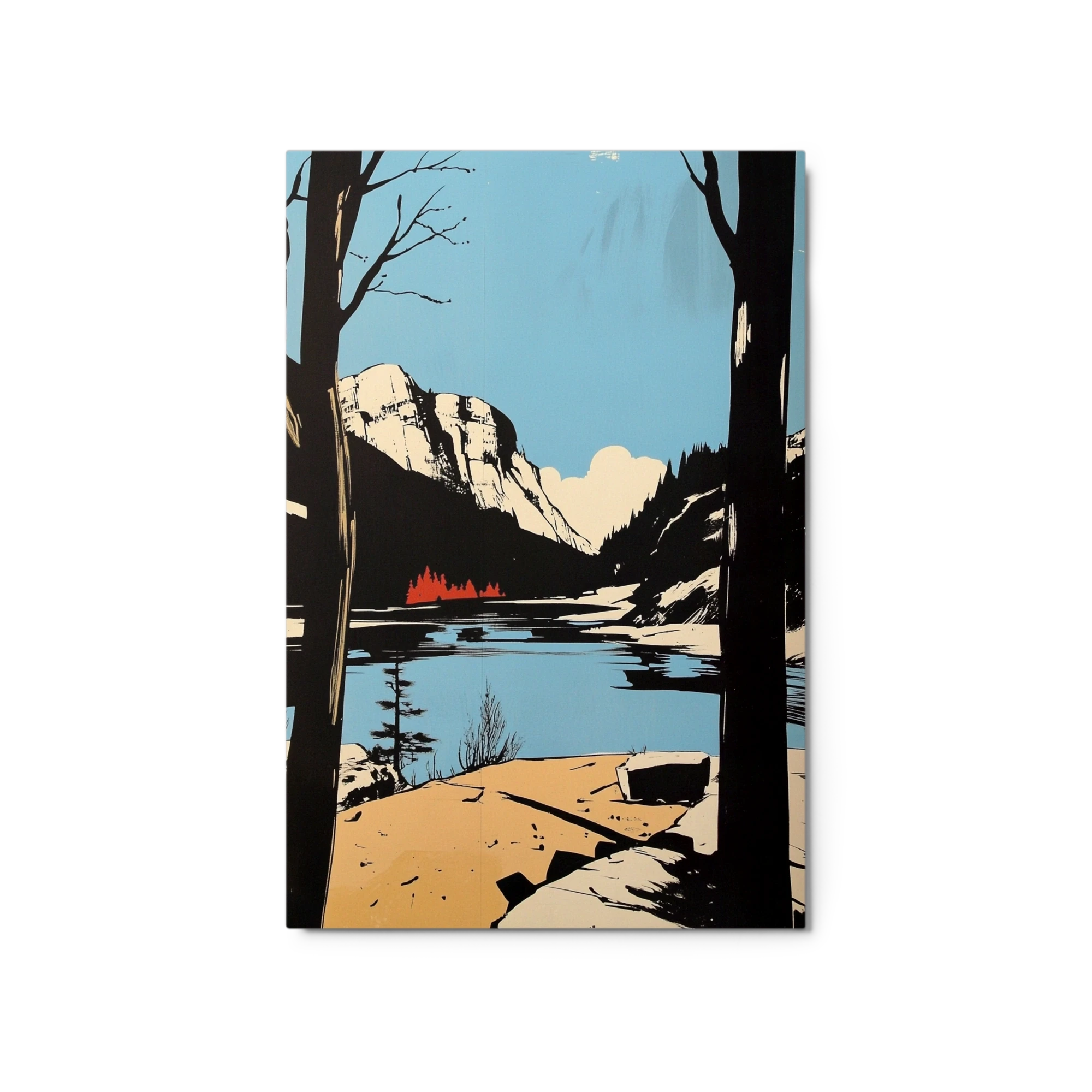 Mountain Lake Landscape