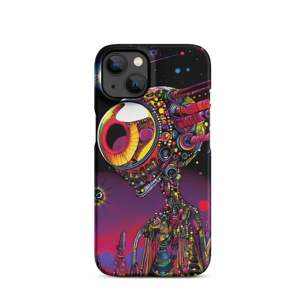 Surreal Alien in Cosmic Landscape | Phone Case