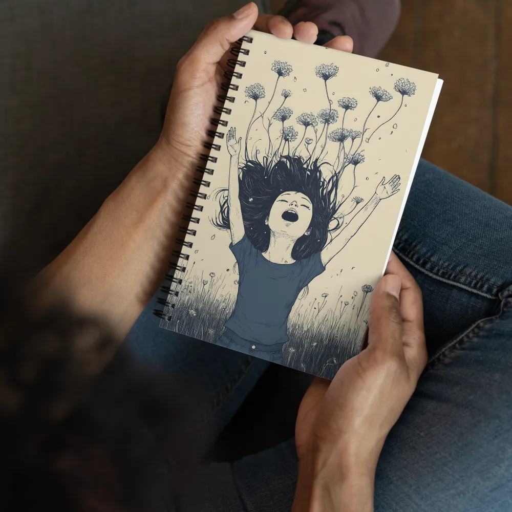 The Floral Scream 
 Spiral Notebook | 140 pages