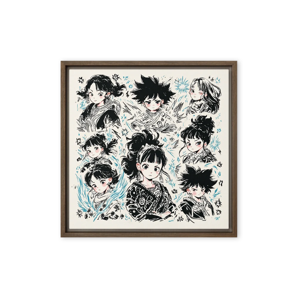 Stylized Anime Portraits | Art Print