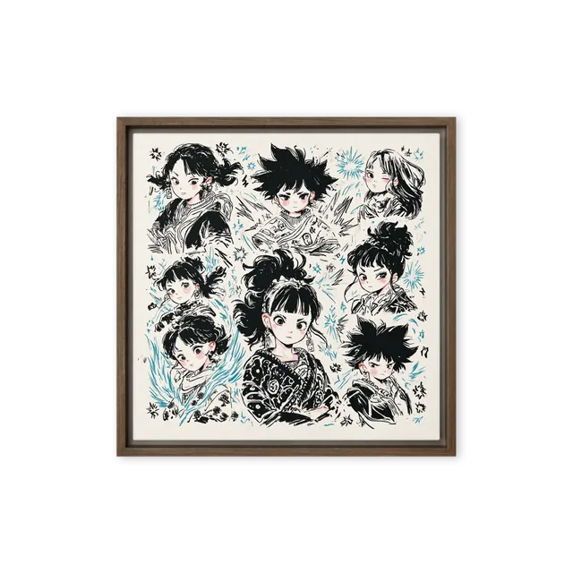 Stylized Anime Portraits | Art Print