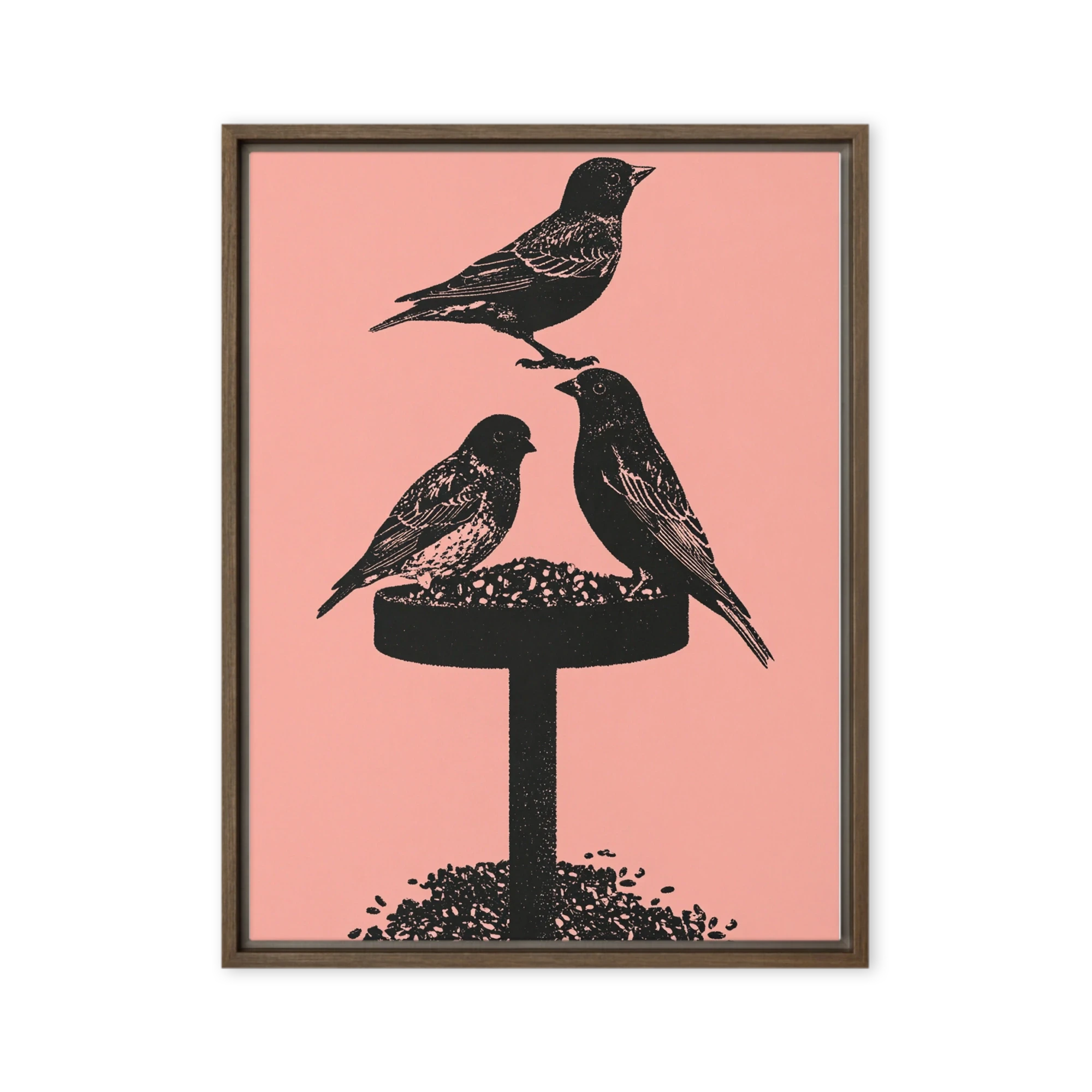Birds at the Feeder | Art Print