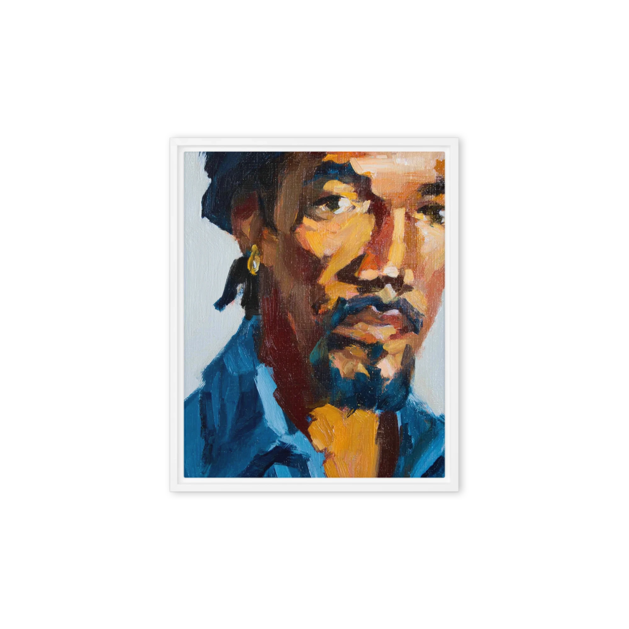 Intense Gaze Portrait | Art Print