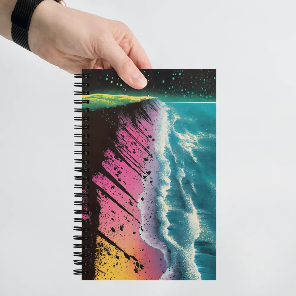 Cosmic Cliffside Dream 
 Spiral Notebook | 140 pages