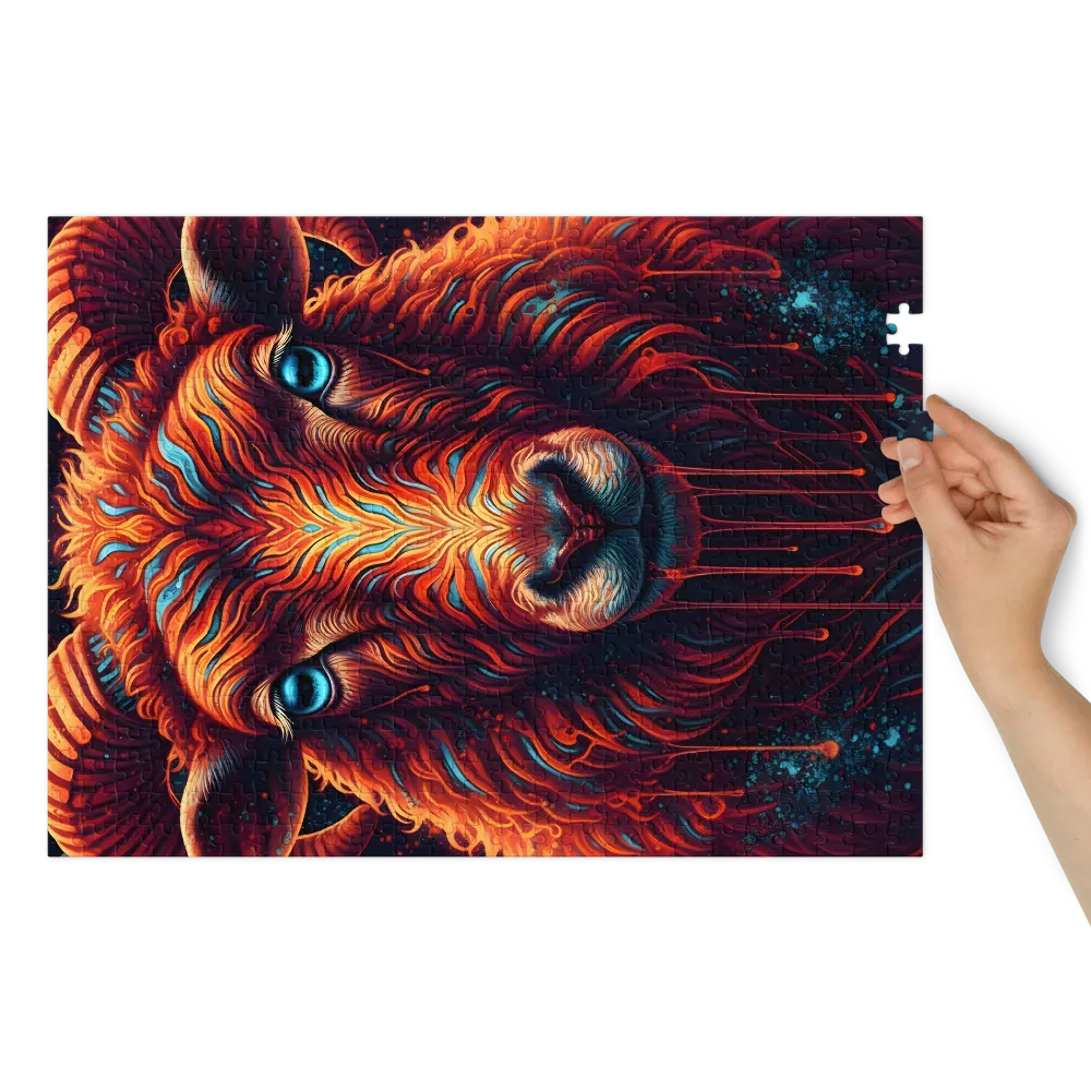 Luminous Ram | Jigsaw Puzzles