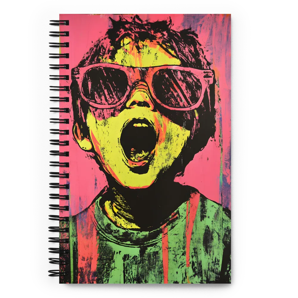 Neon Scream 
 Spiral Notebook | 140 pages