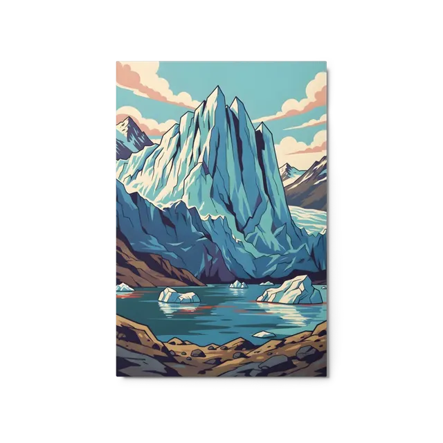 Ice Peaks Reflection | Art Print