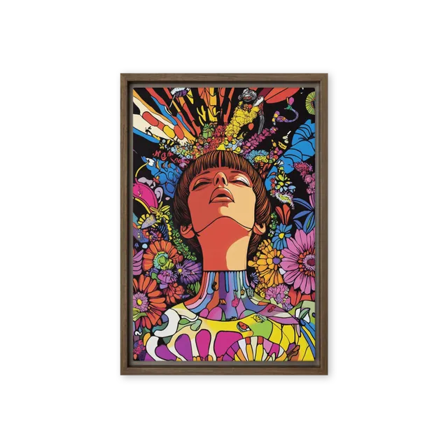 Floral Psychedelic Dream | Art Print