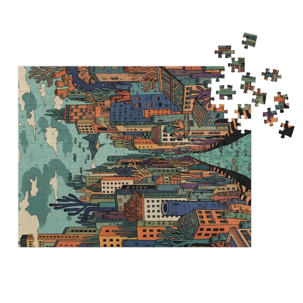Submerged Cityscape