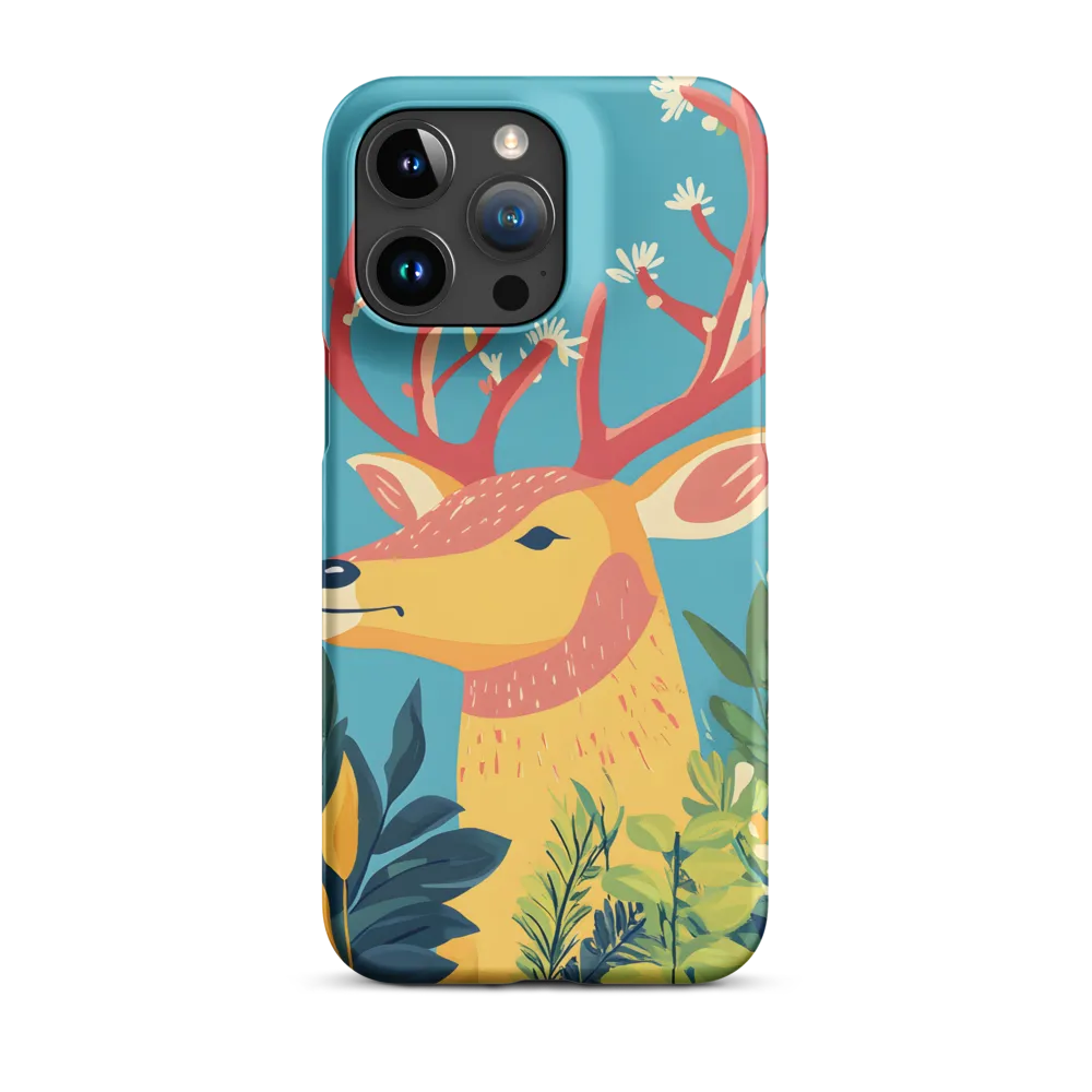 Flowered Deer Illustration | Phone Case