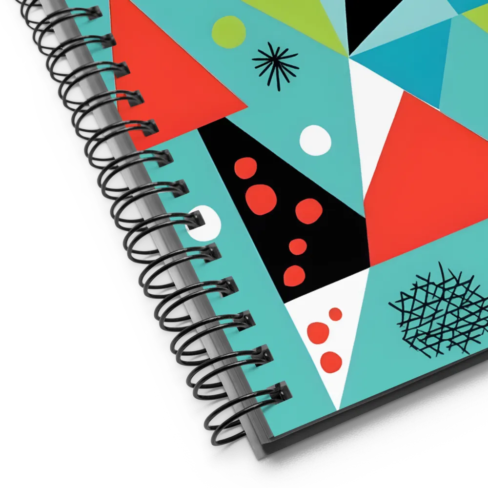 Mid-Century Geometric Abstraction 
 Spiral Notebook | 140 pages