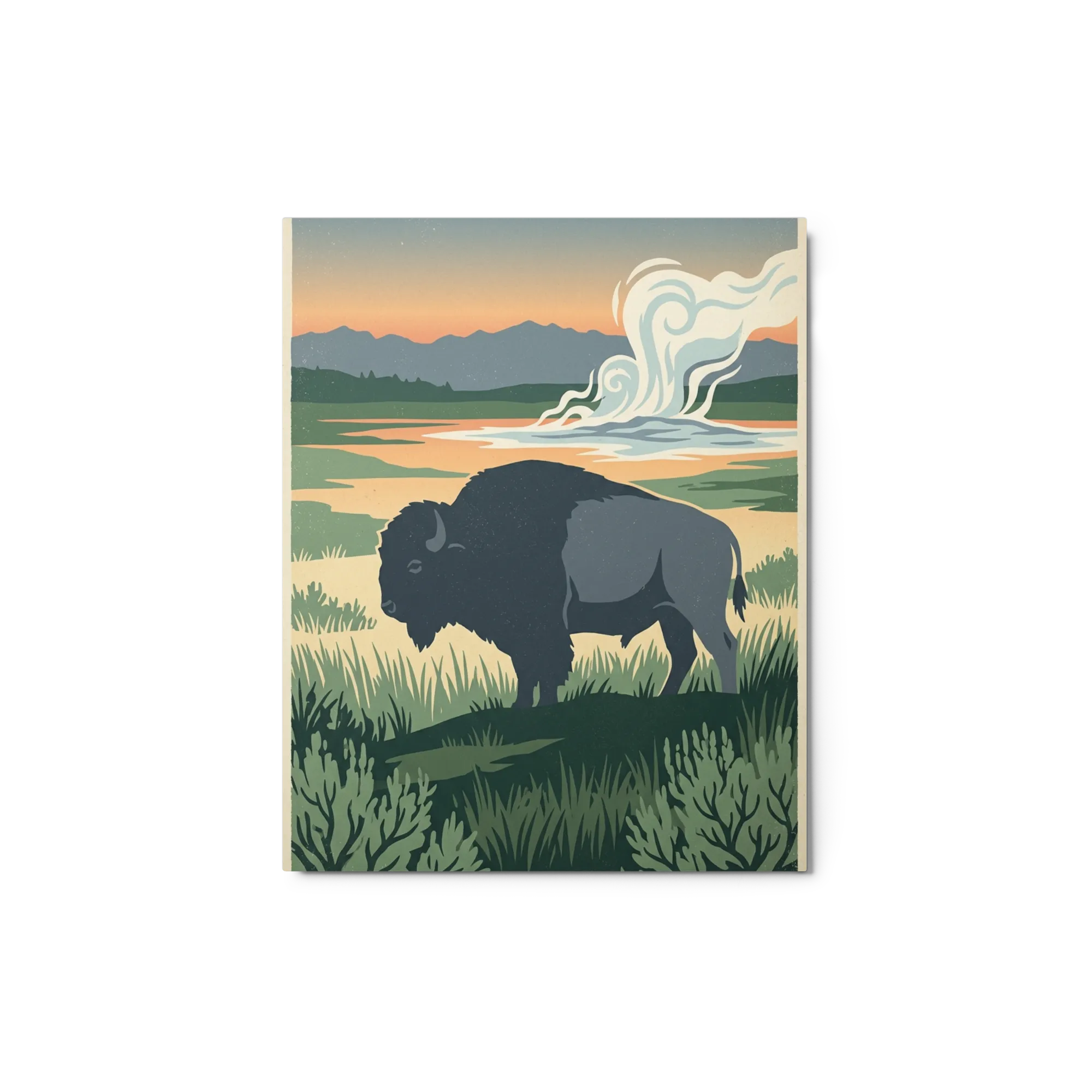 Wilderness Bison Geyser